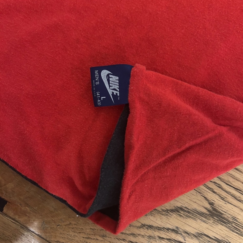 1980s Nike Air Jordan Reversible Tank Top Red/Dark Blue - Picture 3 of 5